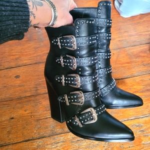 Steve Madden Comet buckle boot, USW 9.5